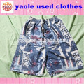 wholesale used clothing dubai men original short pants second hand clothes